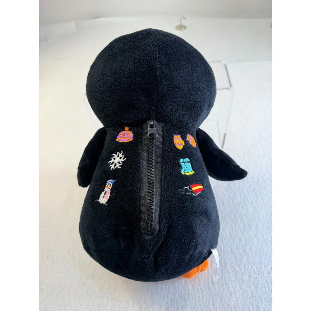 Buckle Toy Pippi Penguin Sensory Plush Learning Toy Numbers Zipper Fine Motor